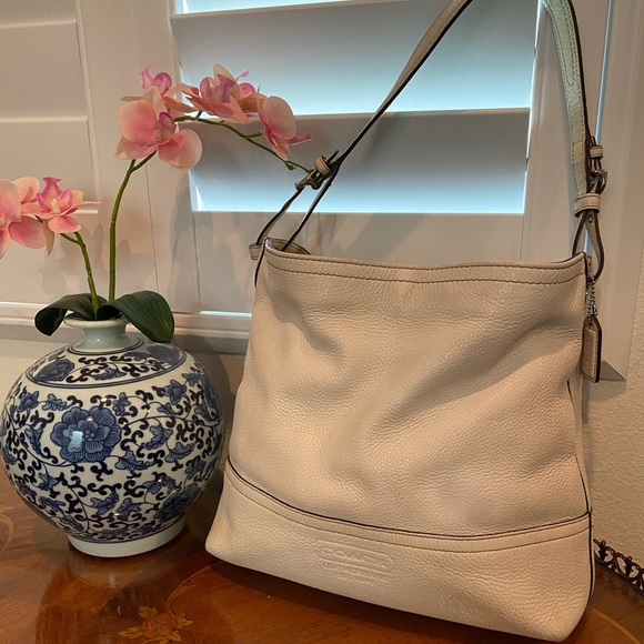 Coach Handbags - Authentic COACH Pebble Leather Shoulder Hobo Bag